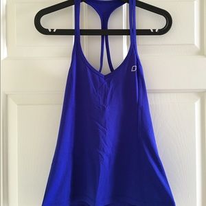 LORNA JANE AUBREY EXCEL MESH TANK - MAGNETIC BLUE